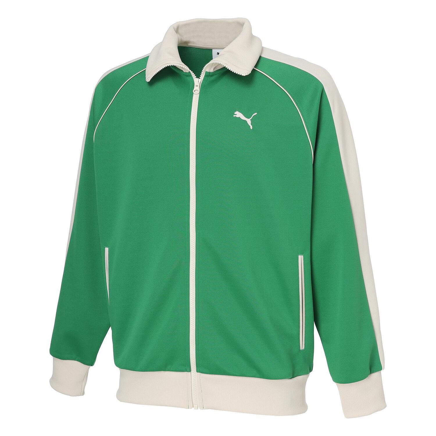 PUMA「【PUMA ｳｪｱ】M T7 TRACK JACKET JP」|ポロシャツ|グリーン