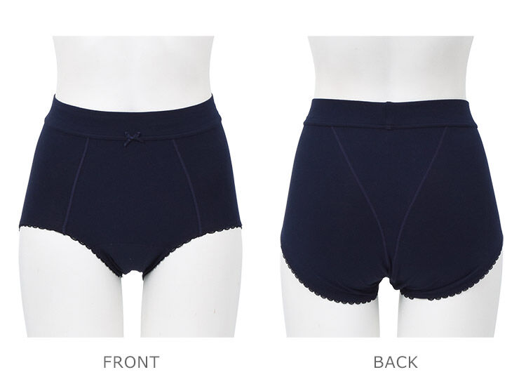 intesucre「アンテシュクレ こんなにズレないサニタリー サニタリーショーツ ウィング対応 マチ黒タイプ TSE005A」|インナー|