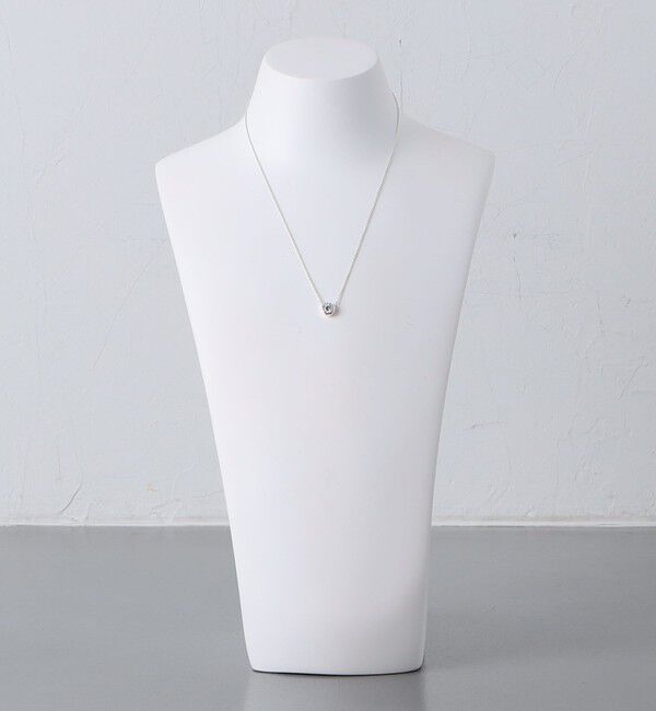 UNITED ARROWS「SILVER925 ラウンドCZ ネックレス」|ネックレス|