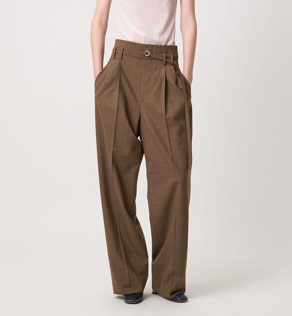 AEWEN MATOPH「＜AEWEN MATOPH＞パターンベルトパンツ」|チノ|