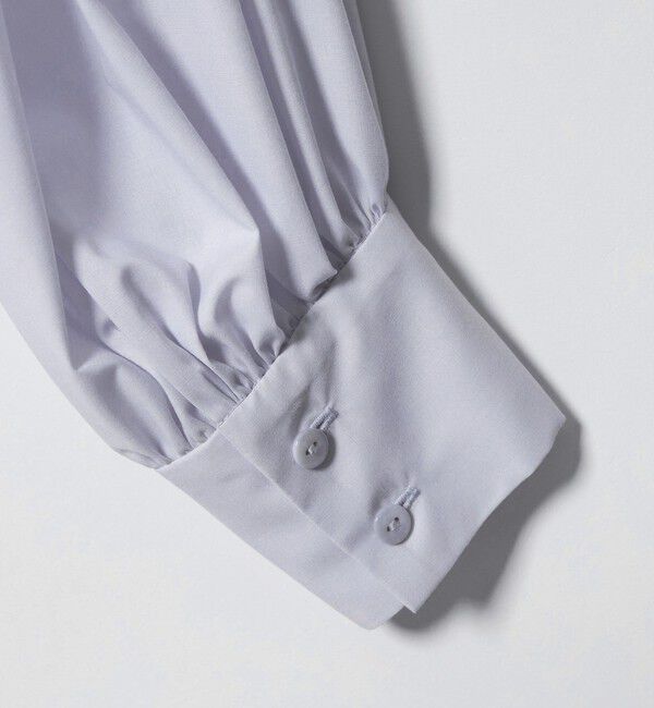 UNITED ARROWS「タックフリル ボウ ブラウス」|シャツ・ブラウス|