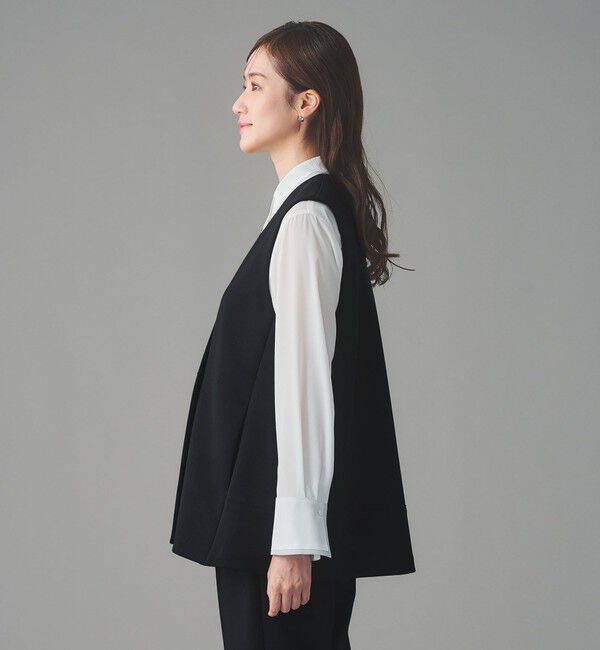 UNITED ARROWS「SPONGY バックフレア ベスト」|ベスト・ジレ|