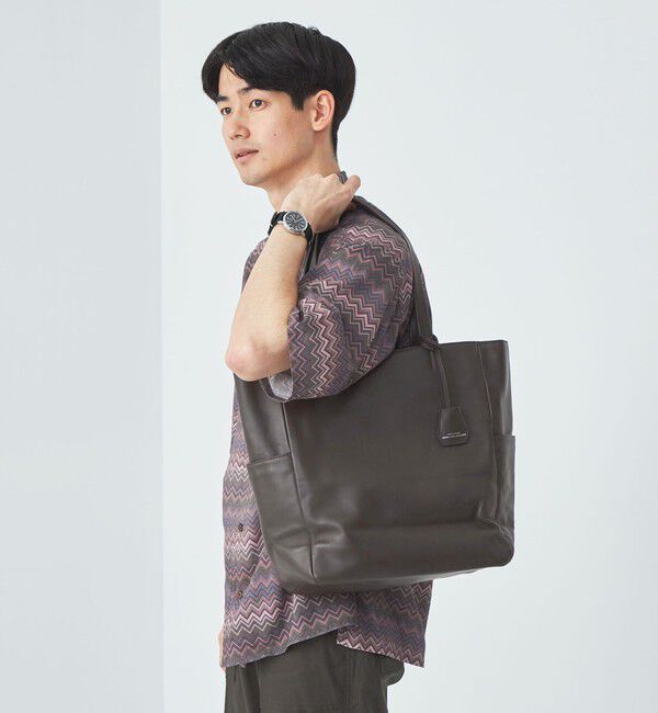 UNITED ARROWS green label relaxing「GLR ファンクショナル タテ V2 レザー トートバッグ」|トートバッグ|