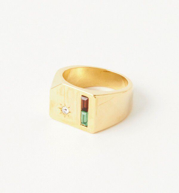UNITED ARROWS green label relaxing「＜anisotea＞ Sign stone リング」|リング|