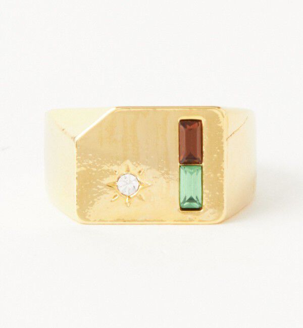 UNITED ARROWS green label relaxing「＜anisotea＞ Sign stone リング」|リング|