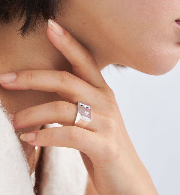 UNITED ARROWS green label relaxing「＜anisotea＞ Sign stone リング」|リング|