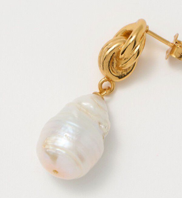 UNITED ARROWS green label relaxing「＜SHYLA＞チャンキーノット ピアス」|ピアス|