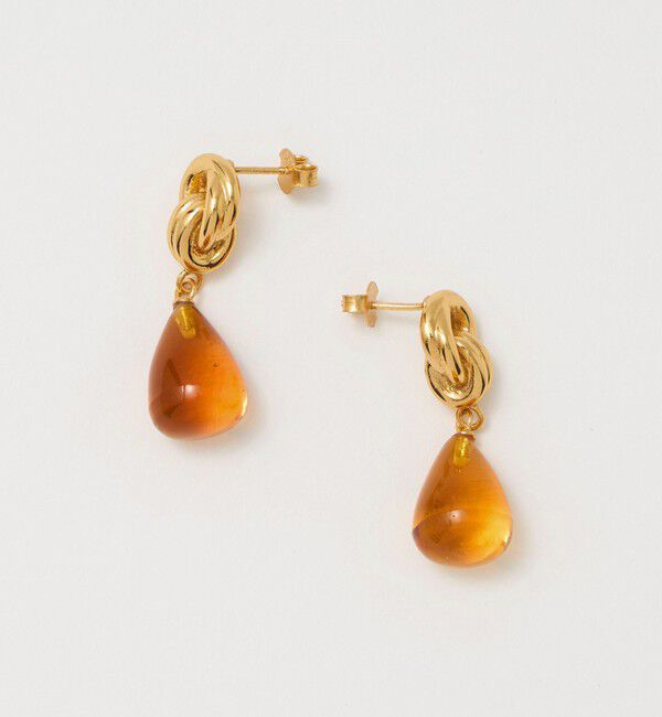 UNITED ARROWS green label relaxing「＜SHYLA＞チャンキーノット ピアス」|ピアス|ORANGE