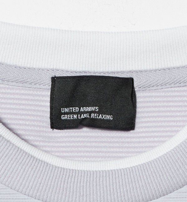 UNITED ARROWS green label relaxing「【WEB限定】リップル フェイクレイヤード ロングスリーブ Tシャツ -吸水速乾・抗菌-」|Tシャツ・カットソー|