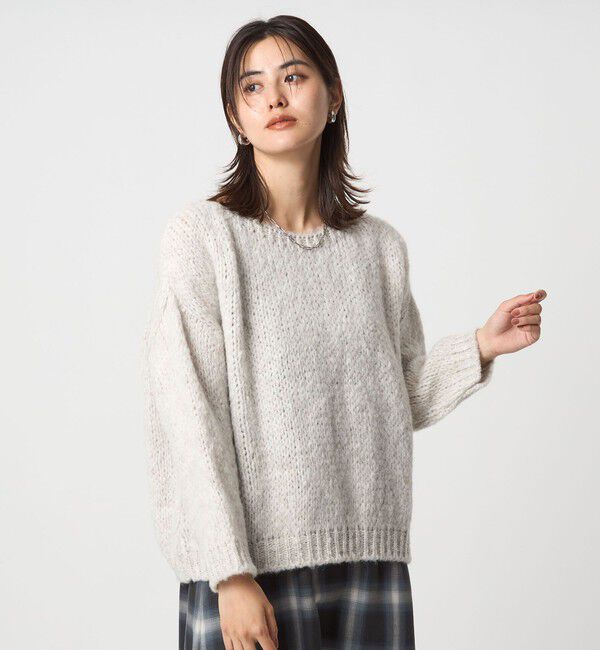 UNITED ARROWS green label relaxing「【別注】＜TRICOTS JEAN MARC＞SESAMY ニット プルオーバー」|ニット・セーター|LT.GRAY