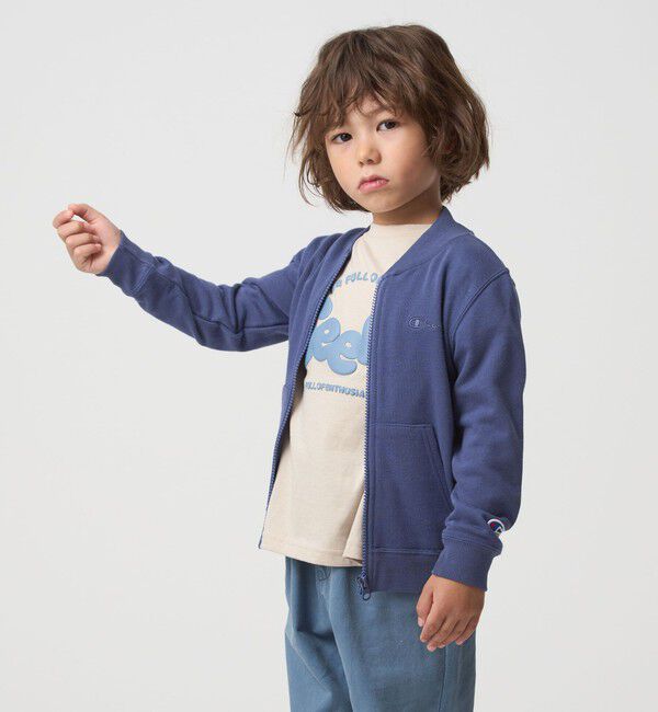 UNITED ARROWS green label relaxing「＜Champion＞ジップ スウェット カーディガン / キッズ  110cm-130cm」|カーディガン|