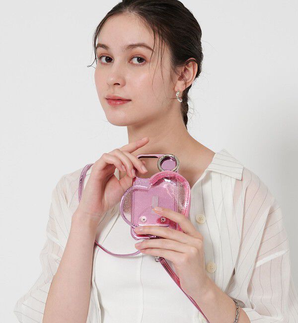 BEAUTY&YOUTH UNITED ARROWS「＜ajew＞PVC HEART PLANET POCKET iPhone16Proケース」|モバイルケース|