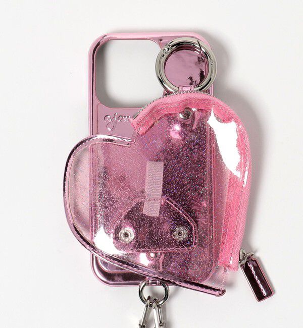 BEAUTY&YOUTH UNITED ARROWS「＜ajew＞PVC HEART PLANET POCKET iPhone16Proケース」|モバイルケース|