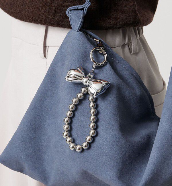 BEAUTY&YOUTH UNITED ARROWS「リボン チャーム」|チャーム・キーホルダー|SILVER