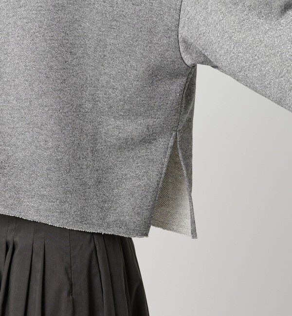 BEAUTY&YOUTH UNITED ARROWS「【WEB限定】ラメ裏毛 キーネック 8分袖プルオーバー」|Tシャツ・カットソー|