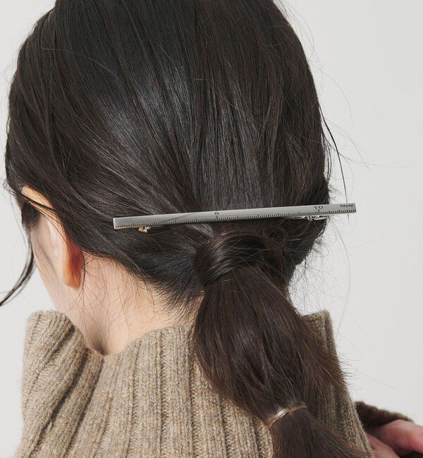BEAUTY&YOUTH UNITED ARROWS「＜heyep＞ルーラーモチーフ バレッタ」|ヘアバンド|