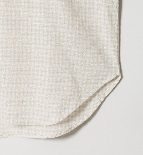 STEVEN ALAN「＜Steven Alan＞ オーガニックコットン ドビー チェック レギュラーカラー シャツ LOOSE」|シャツ・ブラウス|