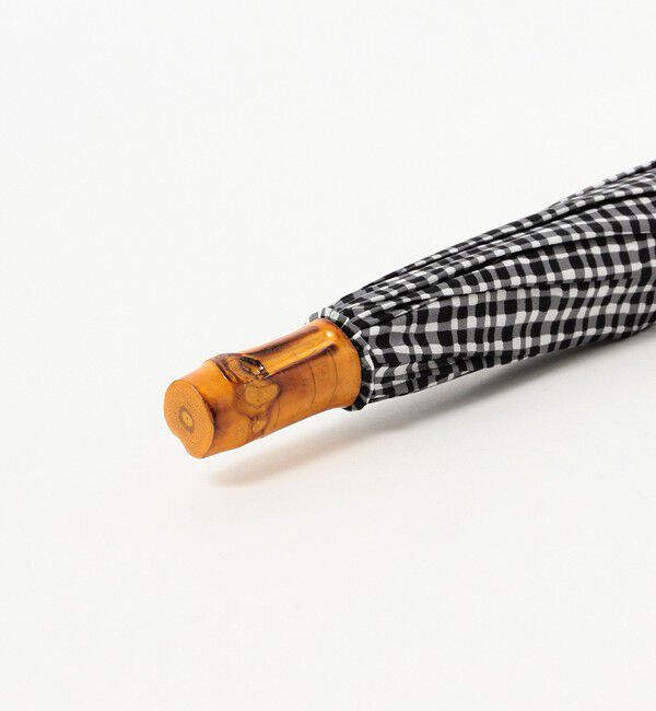 Demi-Luxe BEAMS 「Bon Bon Store / ドローイングチェック 晴雨兼用 長傘」|傘|