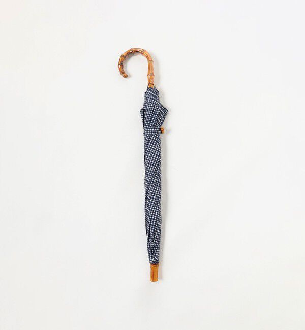 Demi-Luxe BEAMS 「Bon Bon Store / ドローイングチェック 晴雨兼用 長傘」|傘|