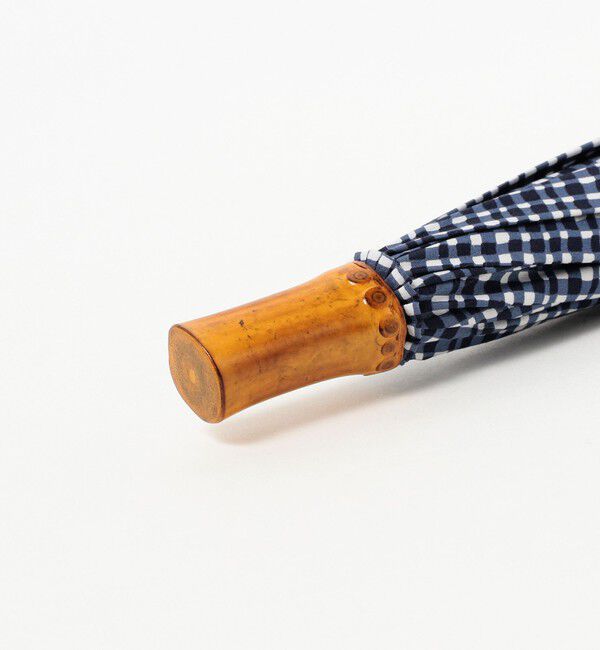 Demi-Luxe BEAMS 「Bon Bon Store / ドローイングチェック 晴雨兼用 長傘」|傘|