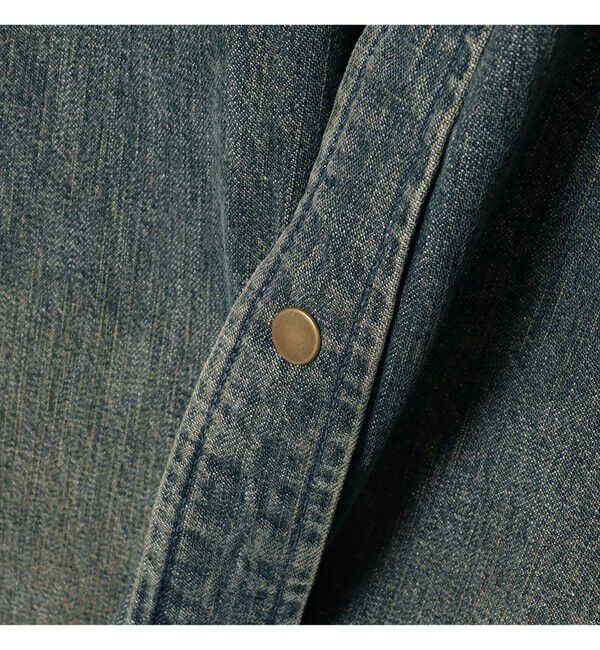BEAMS PLUS「ダブルダイ デニム ウエスタン シャツ」|シャツ・ブラウス|