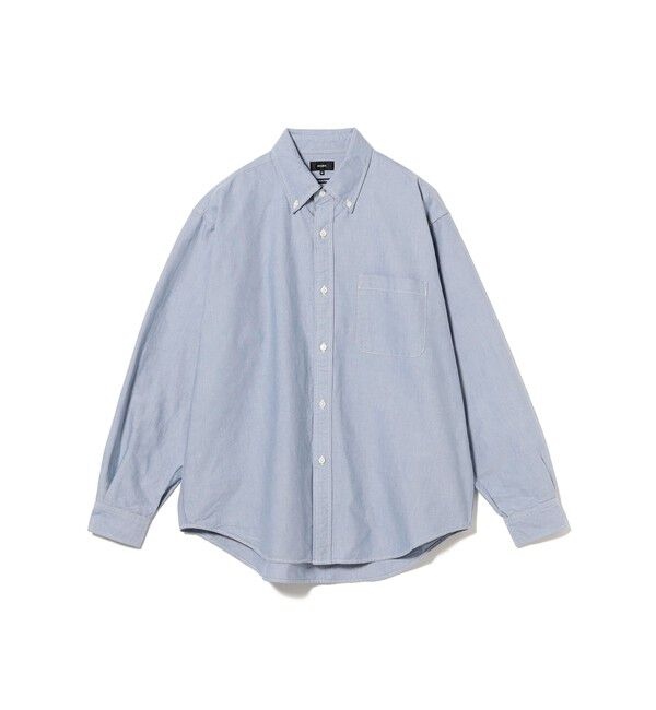 BEAMS「ヘビーオックスフォード ボタンダウンシャツ」|シャツ・ブラウス|BLUE