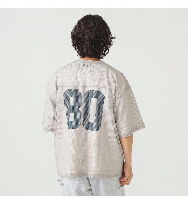 BEAMS「メッシュ プリント Tシャツ」|Tシャツ・カットソー|