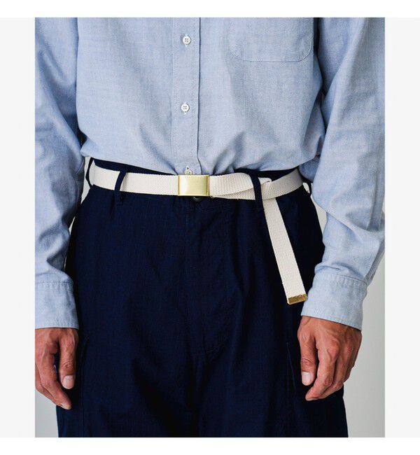 BEAMS PLUS「Plate Canvas Belt」|ベルト|
