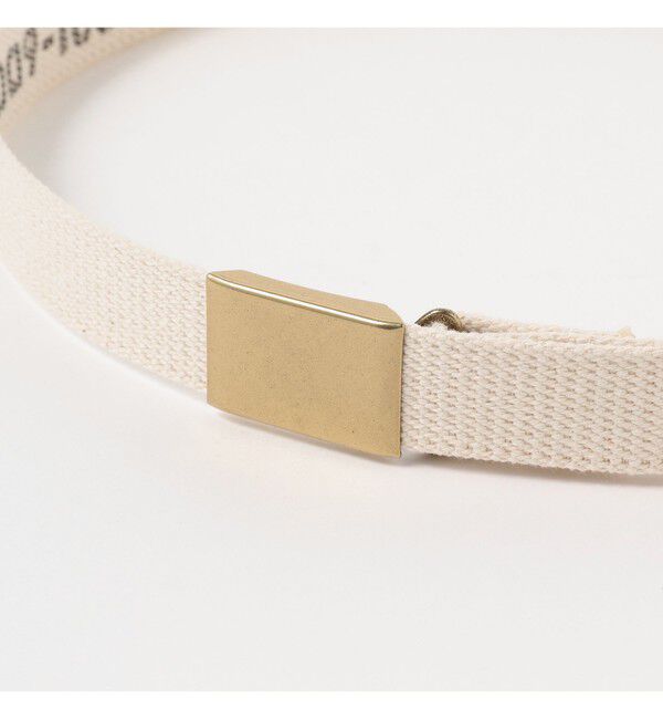 BEAMS PLUS「Plate Canvas Belt」|ベルト|