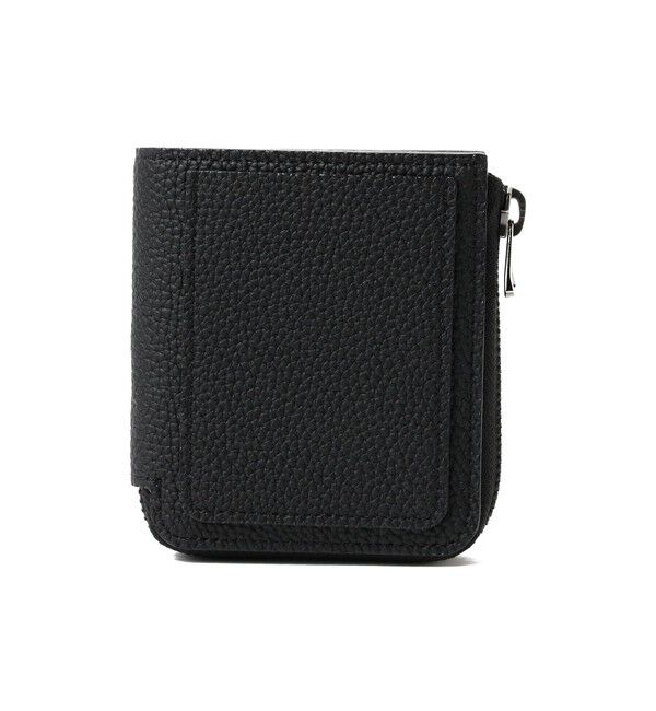 BEAMS「【別注】ITTI / Compact Wallet BK」|財布|BLACK