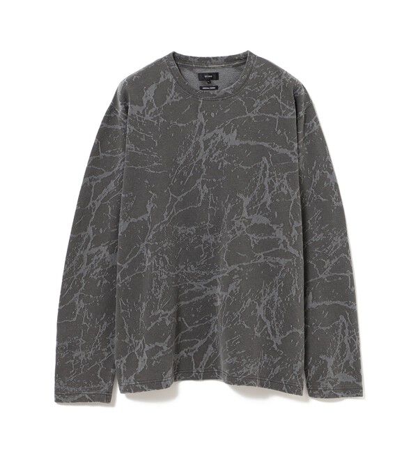 BEAMS「スプラッシュ ジャカード ロングスリーブ Tシャツ」|Tシャツ・カットソー|