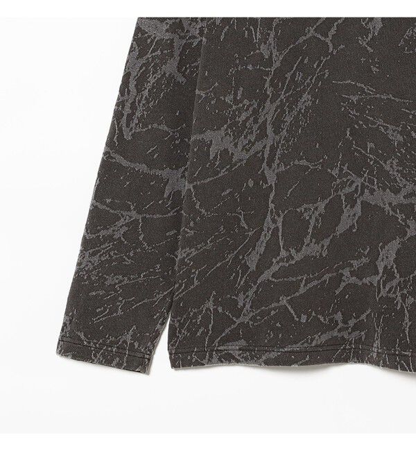 BEAMS「スプラッシュ ジャカード ロングスリーブ Tシャツ」|Tシャツ・カットソー|
