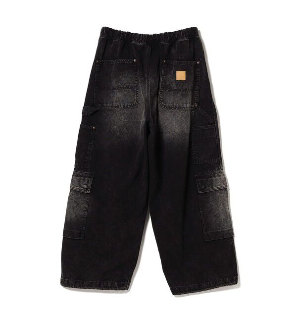 BEAMS「ワイドストレート ダック ダブルニー カーゴパンツ」|チノ|