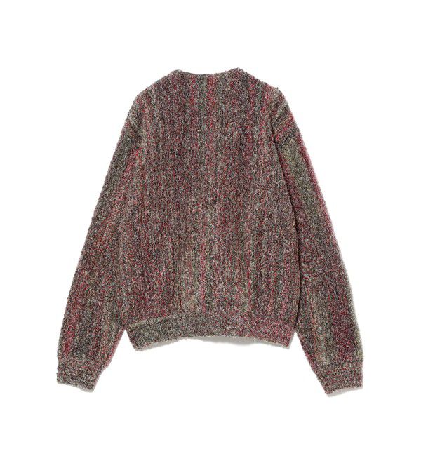 BEAMS「5ゲージ ブークレ カーディガン」|ニット・セーター|