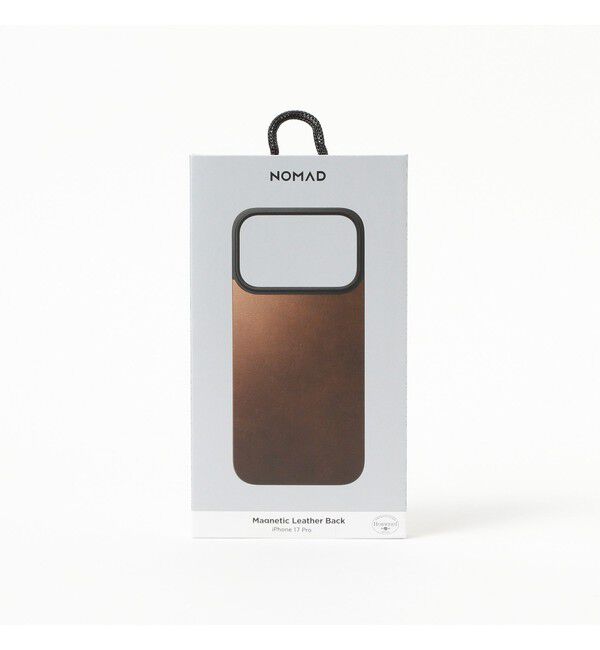 BEAMS「NOMAD / Magnetic Leather Back iPhone17 Pro」|モバイルケース|