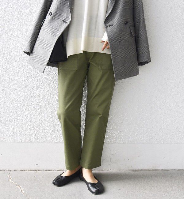 SHIPS for women「【WEB限定】ストレッチ ベーシック ベイカー パンツ」|その他|