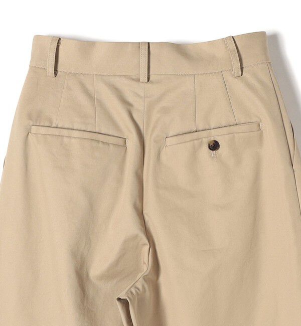 SHIPS for women「〈手洗い可能〉綿 ギャバ マーベルト タック パンツ◇」|その他|