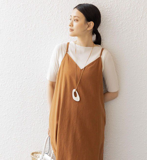 SHIPS for women「〈手洗い可能〉ドライテレコ ボートネック 5分袖 カットソー」|Tシャツ・カットソー|