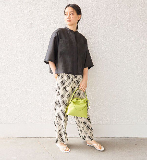 SHIPS for women「〈手洗い可能〉Deveaux モノトーン プリント パンツ◇」|その他|