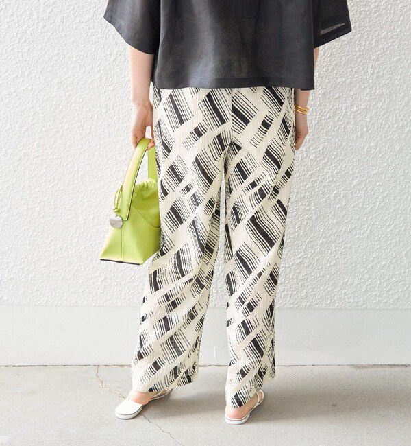 SHIPS for women「〈手洗い可能〉Deveaux モノトーン プリント パンツ◇」|その他|