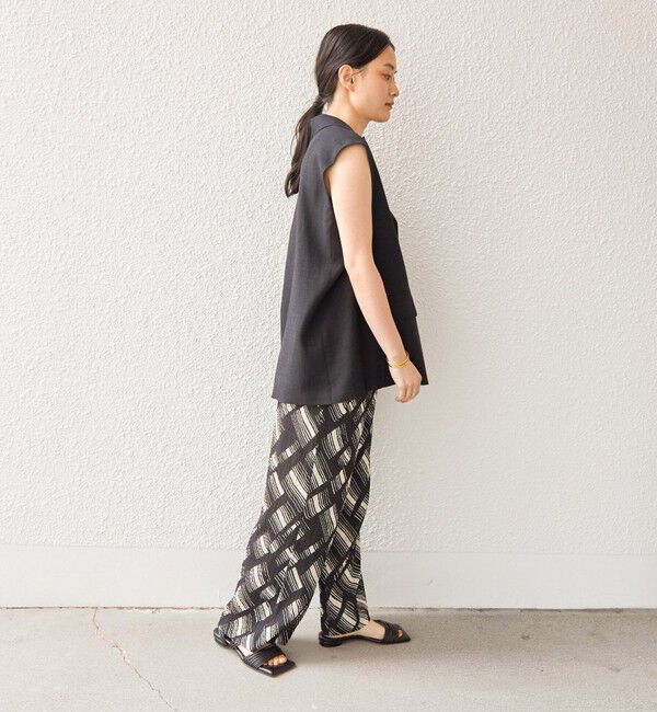 SHIPS for women「〈手洗い可能〉Deveaux モノトーン プリント パンツ◇」|その他|