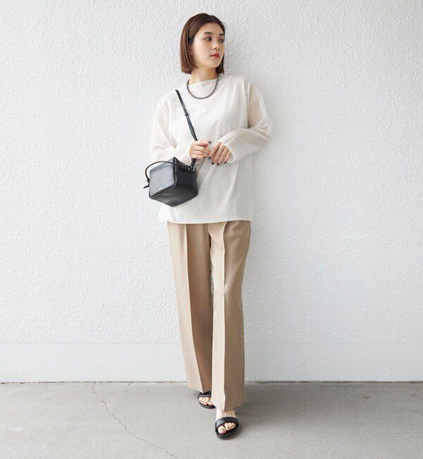 SHIPS for women「〈手洗い可能〉シアー レイヤード リバーシブル プルオーバー◇」|ニット・セーター|