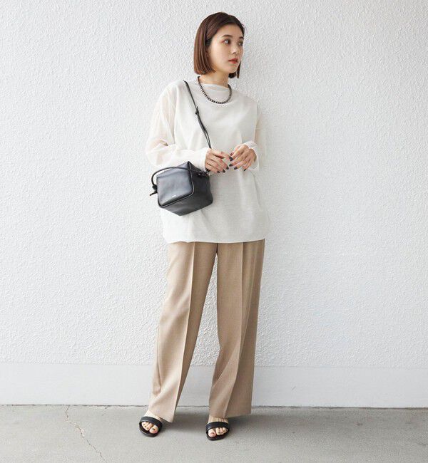 SHIPS for women「〈手洗い可能〉シアー レイヤード リバーシブル プルオーバー◇」|ニット・セーター|