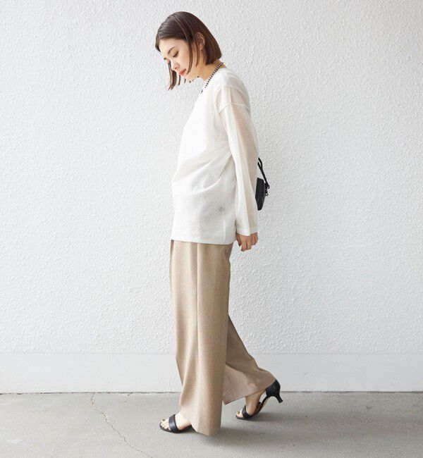 SHIPS for women「〈手洗い可能〉シアー レイヤード リバーシブル プルオーバー◇」|ニット・セーター|