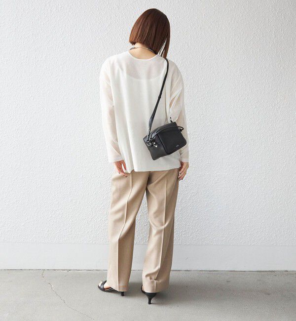 SHIPS for women「〈手洗い可能〉シアー レイヤード リバーシブル プルオーバー◇」|ニット・セーター|