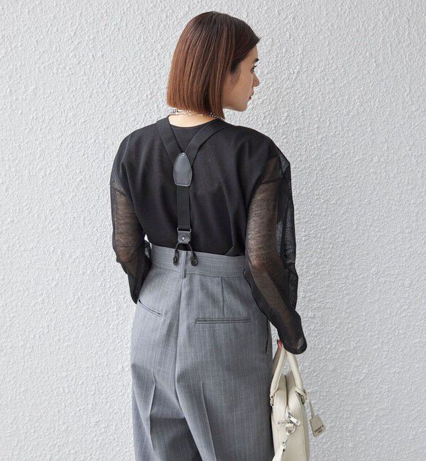 SHIPS for women「〈手洗い可能〉シアー レイヤード リバーシブル プルオーバー◇」|ニット・セーター|