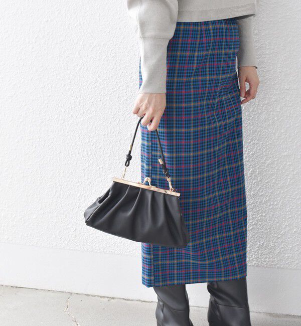 SHIPS for women「がま口 バッグ」|ハンドバッグ|ブラック