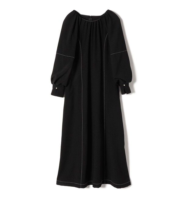 SHIPS for women「* 〈洗濯機可能 / セレモニー対応可〉ステッチ ショルダー タック ワンピース ◇」|ワンピース|