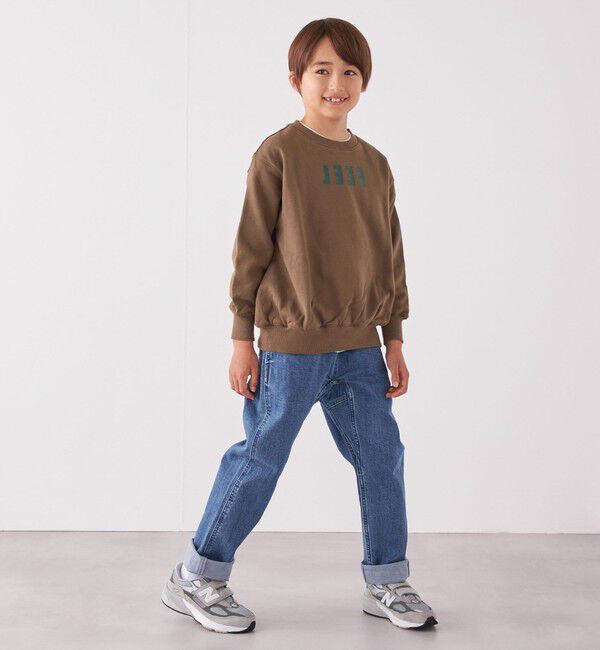 SHIPS any「ARCH&LINE: オーガニックコットン プリント スウェット<KIDS>」|スウェット・ジャージ|