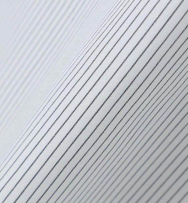 SHIPS「SHIPS: バンドカラー スーピマ コットン ポプリン ストライプ 長袖 シャツ」|シャツ・ブラウス|